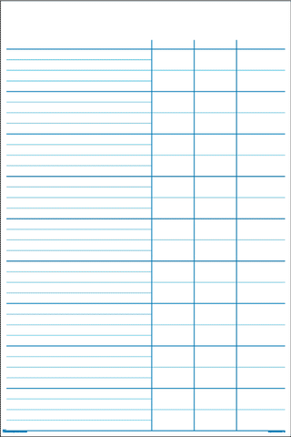 Large Golf Score Sheets