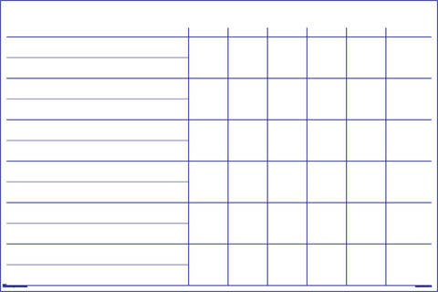 Five Round Score Sheet